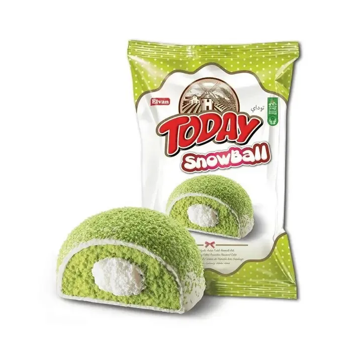 Today Snowball Pistachio Flavored Cake