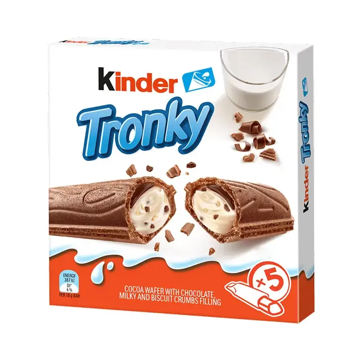 Kinder Tronky Cocoa Wafer With Chocolate
