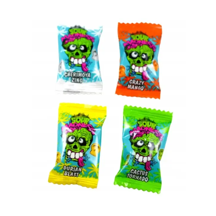 Sour Madness Tropical Skull Shock Hard Candy