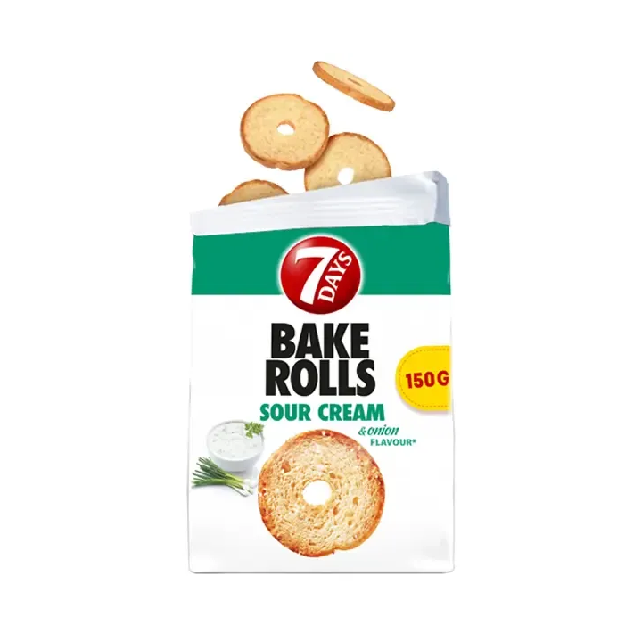 7 Days Bake Rolls Sour Cream & Onion Flavour