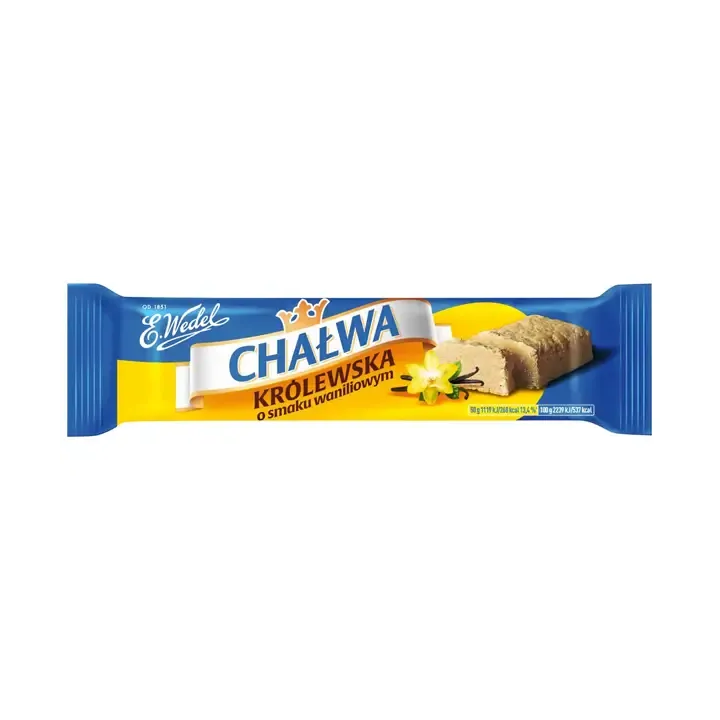 E. Wedel Halva Vanilla Chałwa Królewska o smaku waniliowym