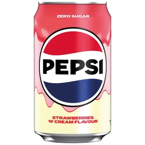 Pepsi Strawberries 'n' Cream Zero Sugar Flavour Soft Drink