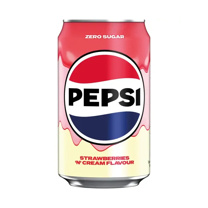 Pepsi Strawberries 'n' Cream Zero Sugar Flavour Soft Drink