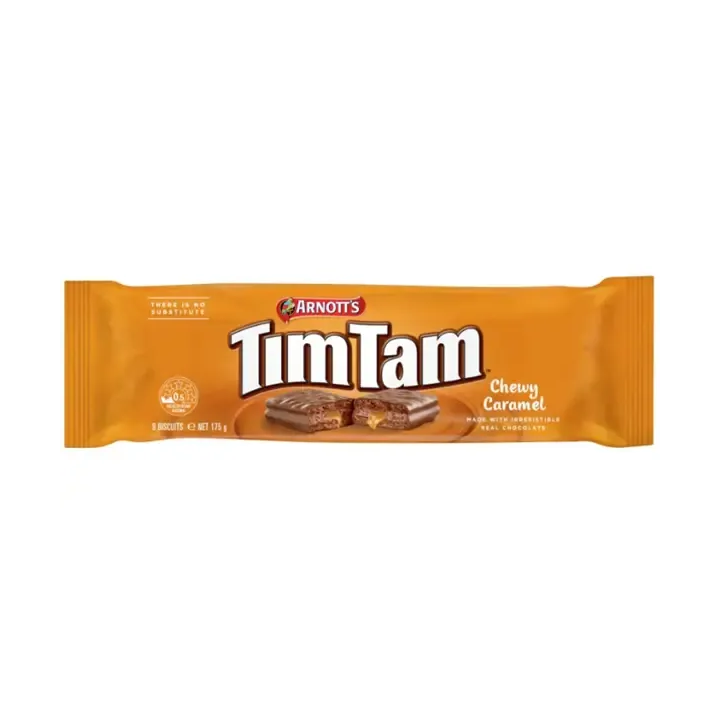 Arnott's Tim Tam Chewy Caramel Chocolatey Biscuit Bars