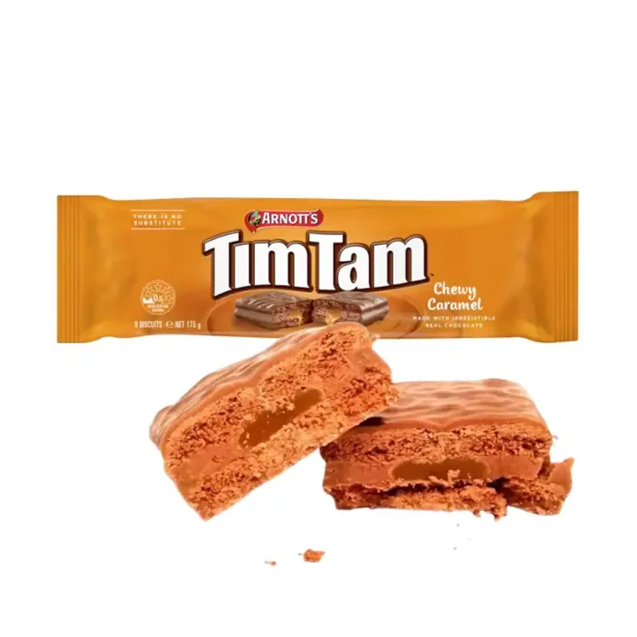Arnott's Tim Tam Chewy Caramel Chocolatey Biscuit Bars