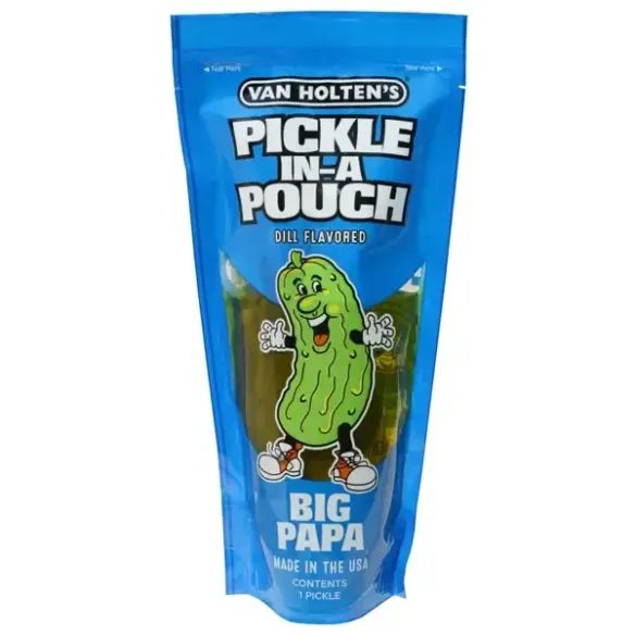 Van Holten's Pickle-In-A-Pouch Big Papa Dill Flavored