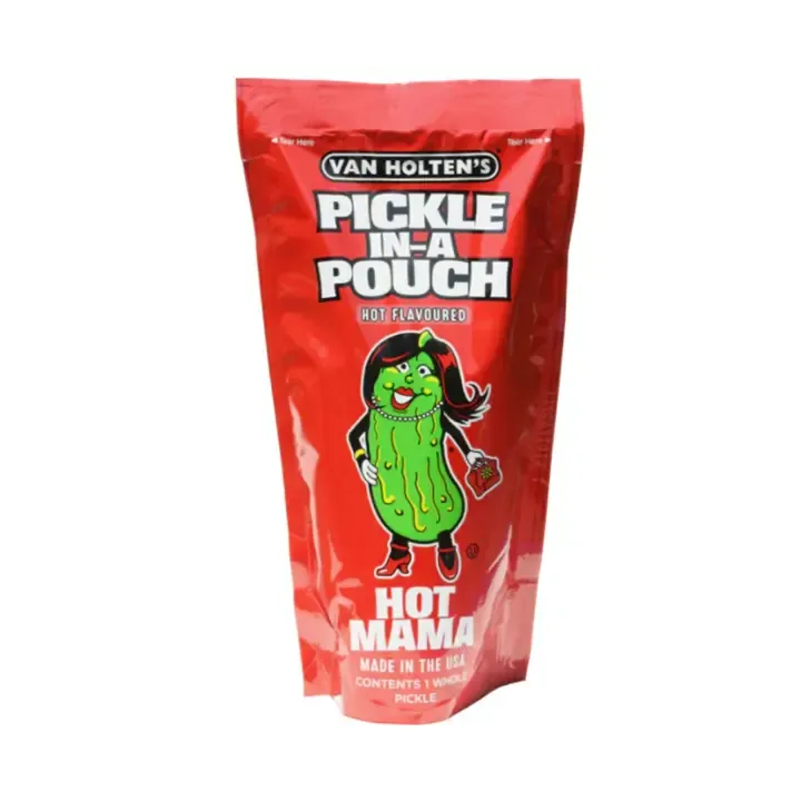 Van Holten's Pickle-In-A-Pouch Hot Mama Hot Flavored
