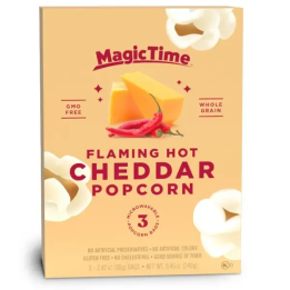Magic Time Flaming Hot Cheddar Popcorn