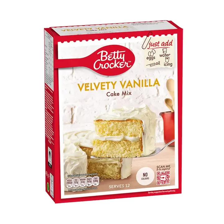 Betty Crocker Velvety Vanilla Cake Mix