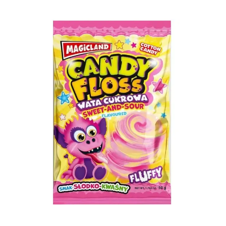 Magicland Candy Floss Sweet And Sour Flavoured Cotton Candy