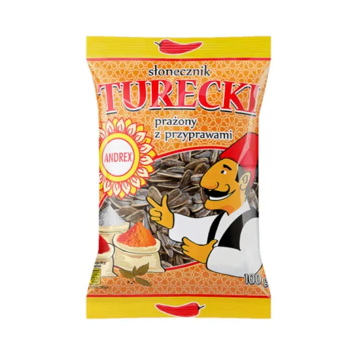 Andrex Sunflower Seeds Roasted with Spices Słonecznik Turecki Prażony Z Przyprawami