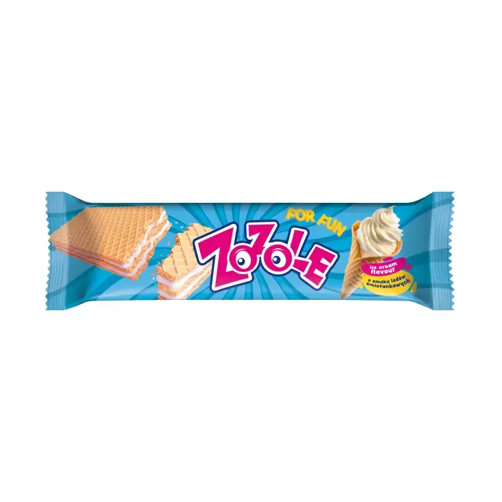 Zozole Sweet Cream Ice Cream Flavoured Wafer