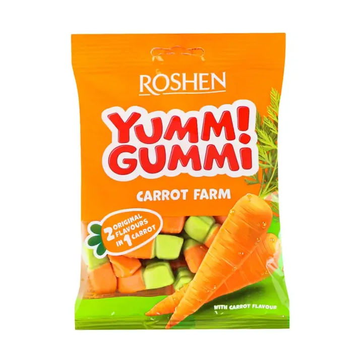 Roshen Yummi Gummi Carrot Farm