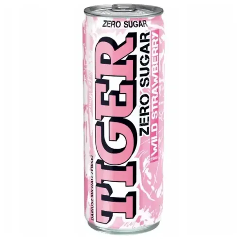 Tiger Wild Strawberry Zero Sugar Energy Drink