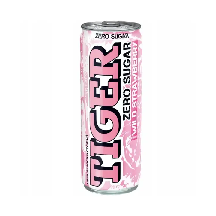 Tiger Wild Strawberry Zero Sugar Energy Drink