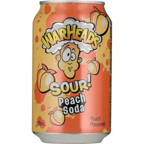Warheads Sour Peach Soda