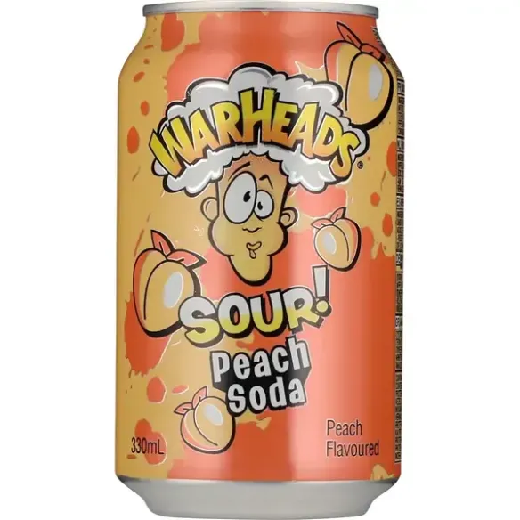 Warheads Sour Peach Soda