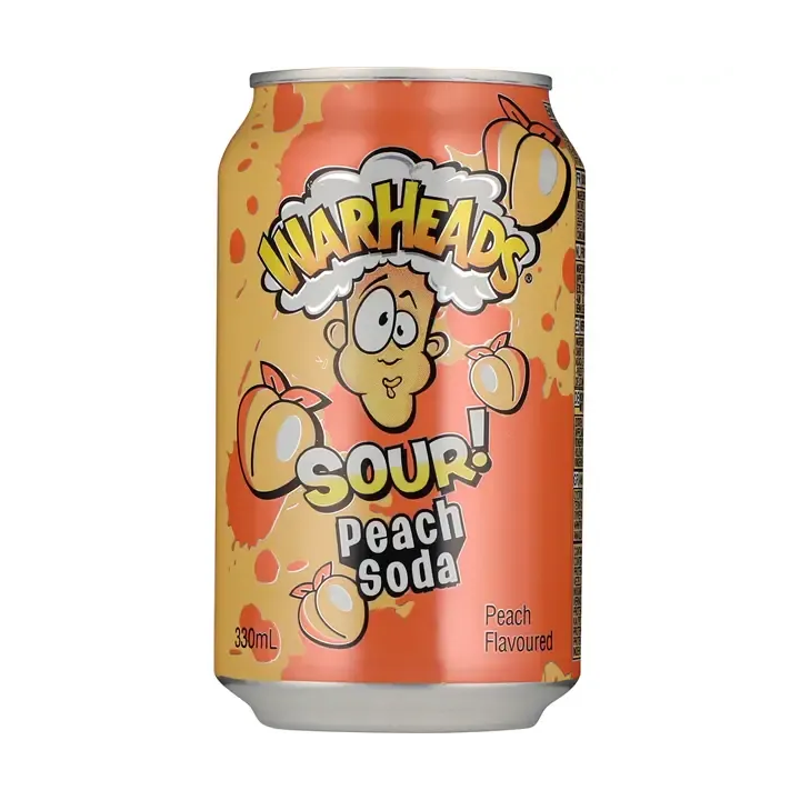 Warheads Sour Peach Soda