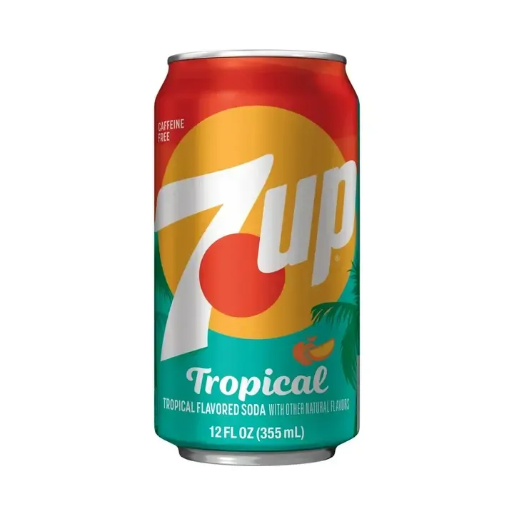 7up Tropical Flavored Soda Soft Drink