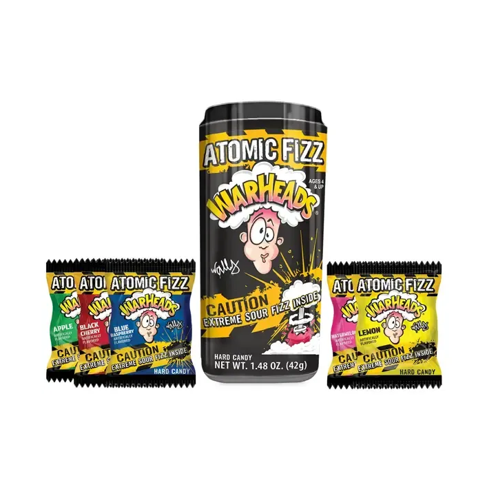 Warheads Atomic Fizz Extreme Sour Fizzing Hard Candy