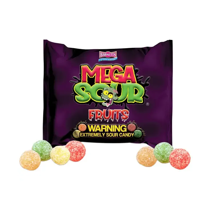 Barnetts Mega Sour Fruits Candy
