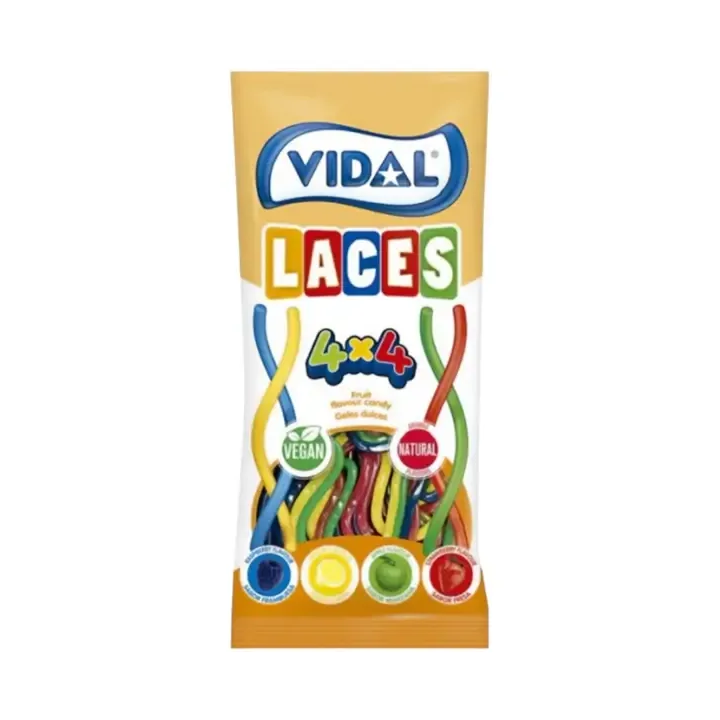 Vidal Laces 4x4 Rainbow Candy
