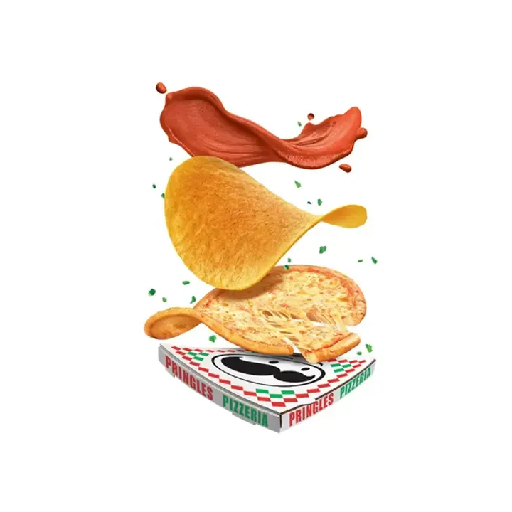 Pringles Pizza Flavored Potato Crisps Chips