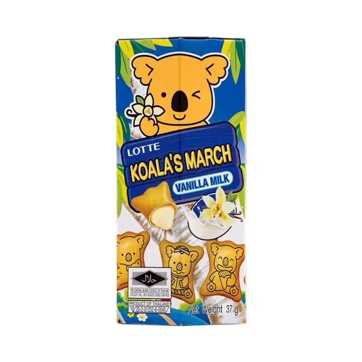 Lotte Koalas March Biscuits with Vanilla Milk Flavor