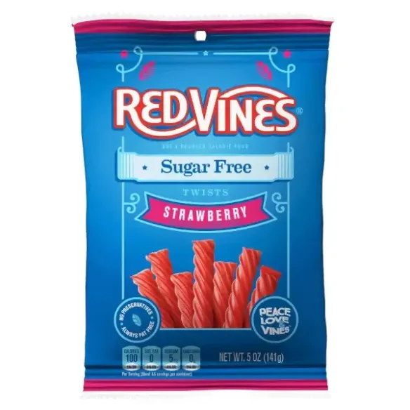 Red Vines Sugar Free Strawberry Licorice Twists