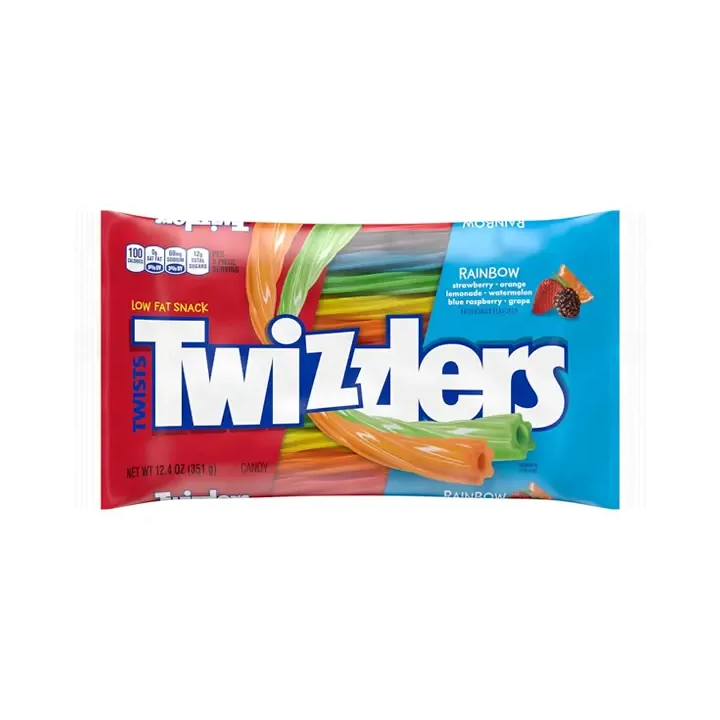 Twizzlers Rainbow Twists Licorice Style Candy
