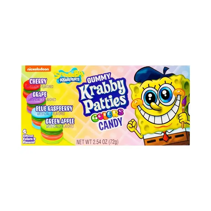 Spongebob Squarepants Gummy Krabby Patties Colors