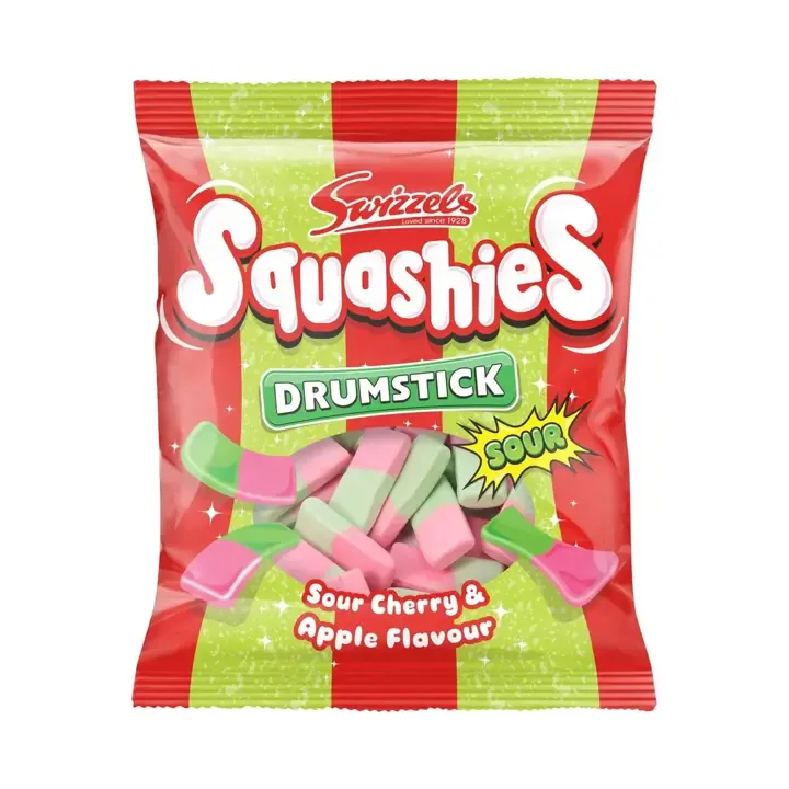 Swizzels Drumstick Squashies Sour Cherry & Apple Flavour