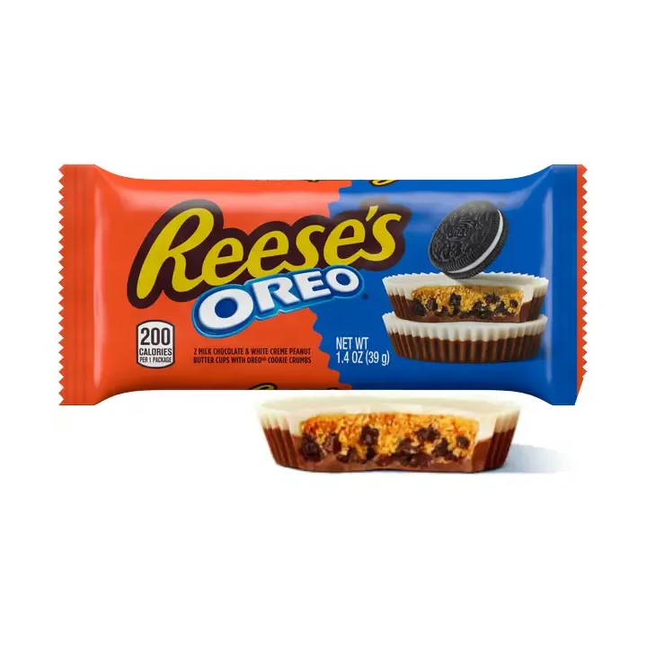 Reese's Oreo Peanut Butter Milk Chocolate White Creme Cups