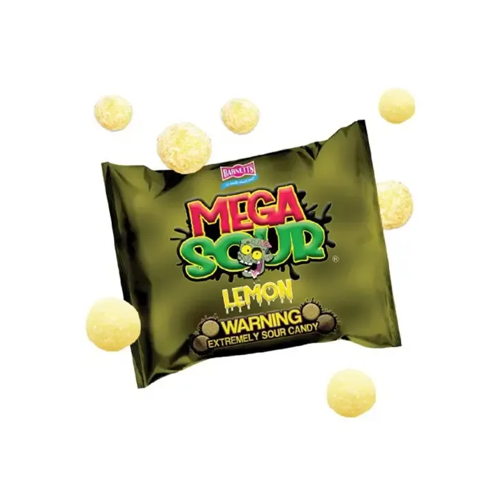 Barnetts Mega Sour Lemon Extremely Sour Candy