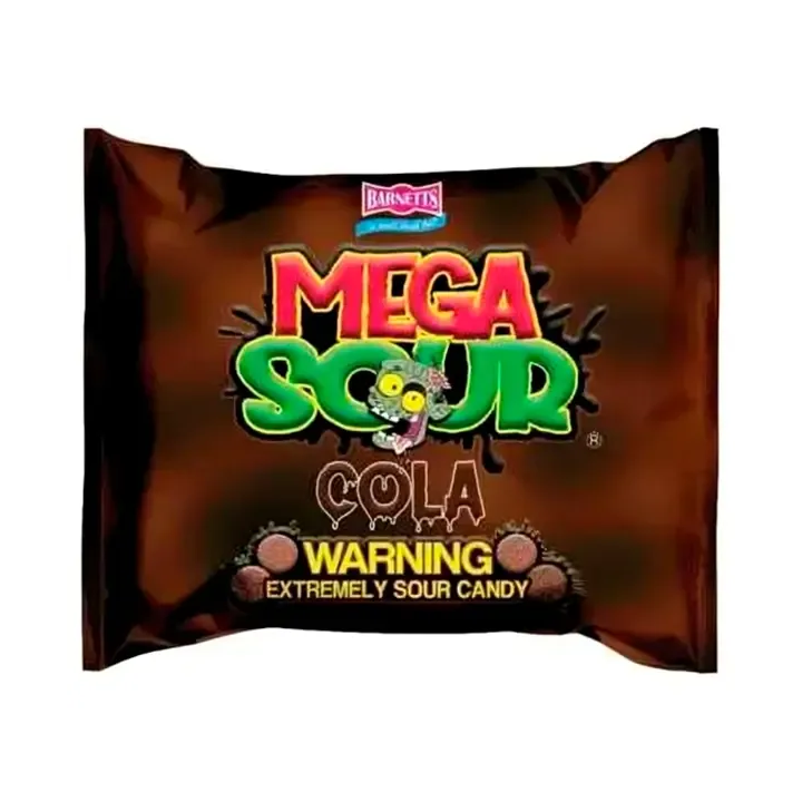 Barnetts Mega Sour Cola Extremely Sour Candy