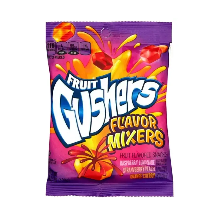 Fruit Gushers Flavor Mixers Fruit Flavored Snacks Candy