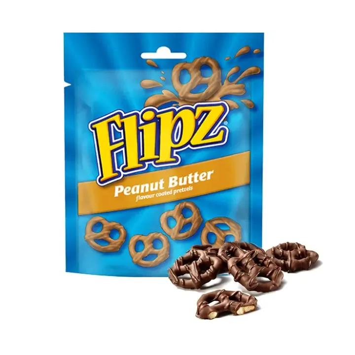 Flipz Peanut Butter Flavoured Coated Pretzels