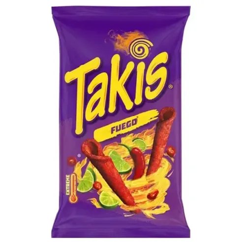 Takis Fuego Chili And Lime Flavored