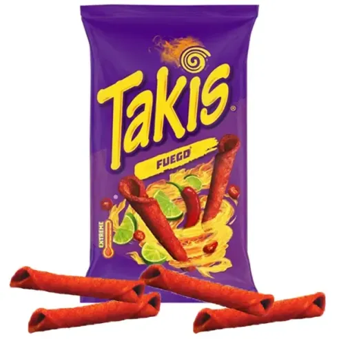 Takis Fuego Chili And Lime Flavored