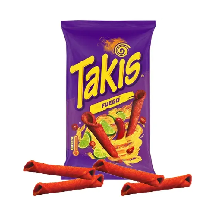 Takis Fuego Chili And Lime Flavored
