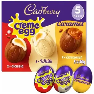 Cadbury Mixed Chocolate Filled Egg 5 Pack Multipack 2