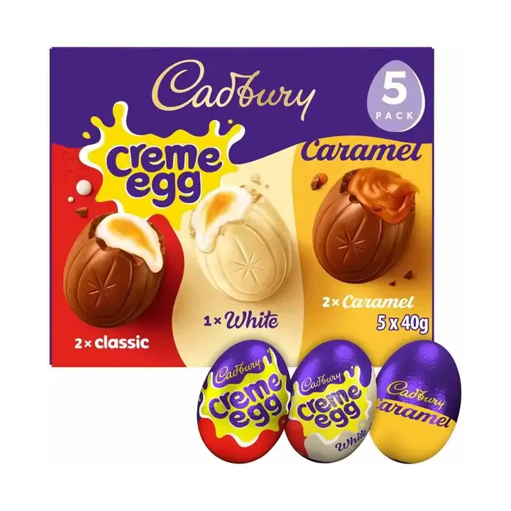 Cadbury Mixed Chocolate Filled Egg 5 Pack Multipack