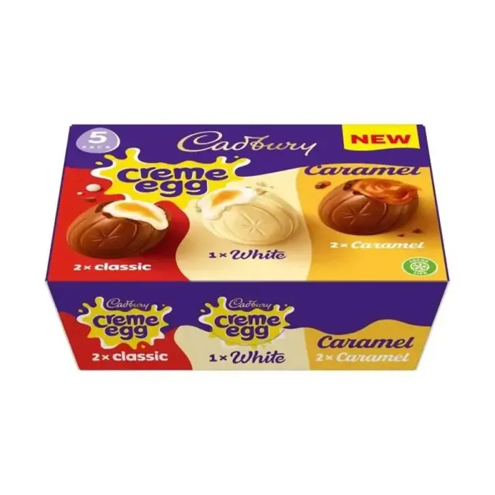 Cadbury Mixed Chocolate Filled Egg 5 Pack Multipack