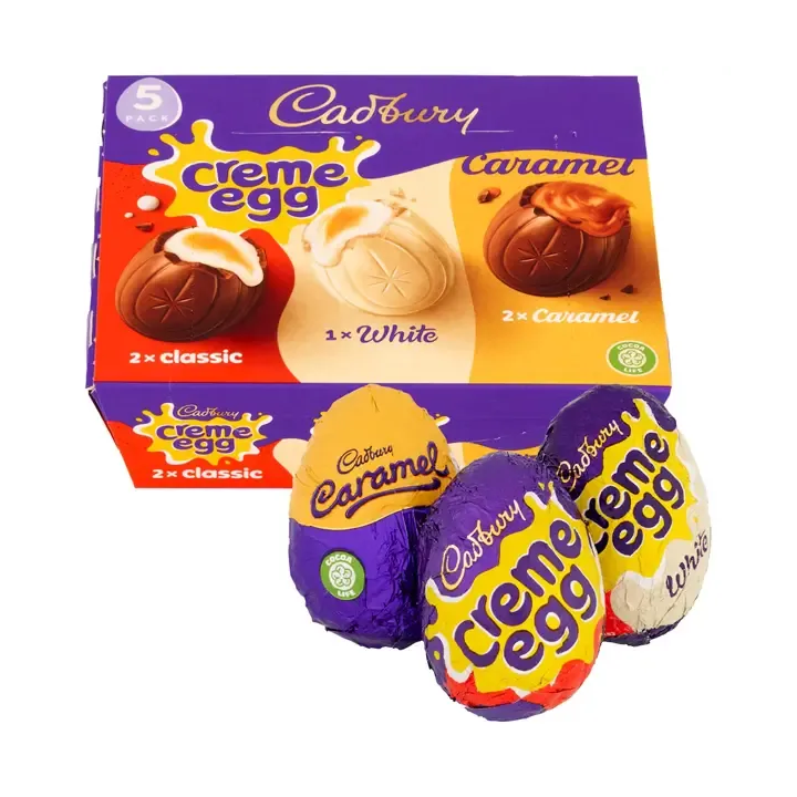 Cadbury Mixed Chocolate Filled Egg 5 Pack Multipack