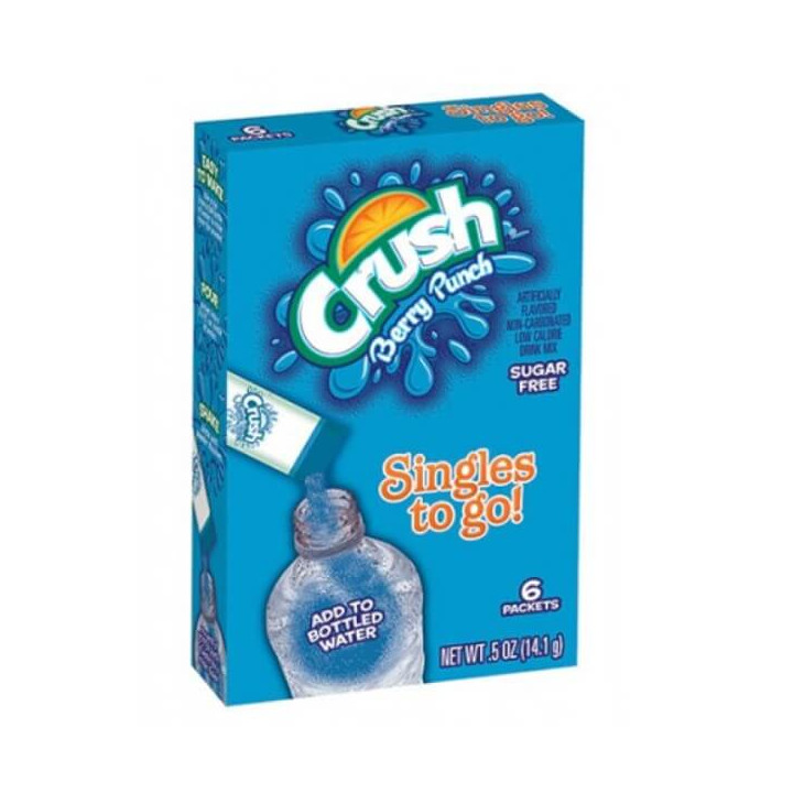 Crush Berry Punch Singles to Go 6 Pack - 15.5 g
