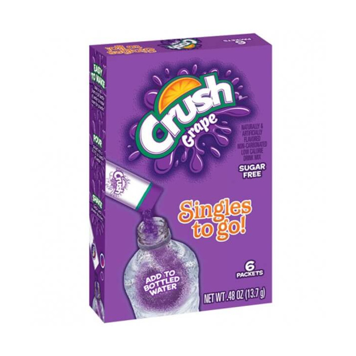 Crush Grape Singles to Go 6 Pack - 13.7 g