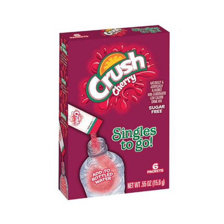 Crush Cherry Singles to Go 6 Pack - 15.7 g