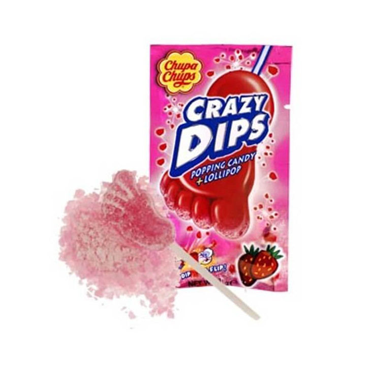 Chupa Chups Strawberry Crazy Dips 14 g