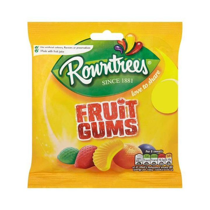 Rowntrees Fruit Gums 120 g