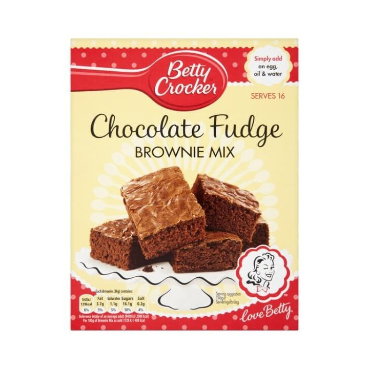 Betty Crocker Chocolate Fudge Brownie Mix 415 g